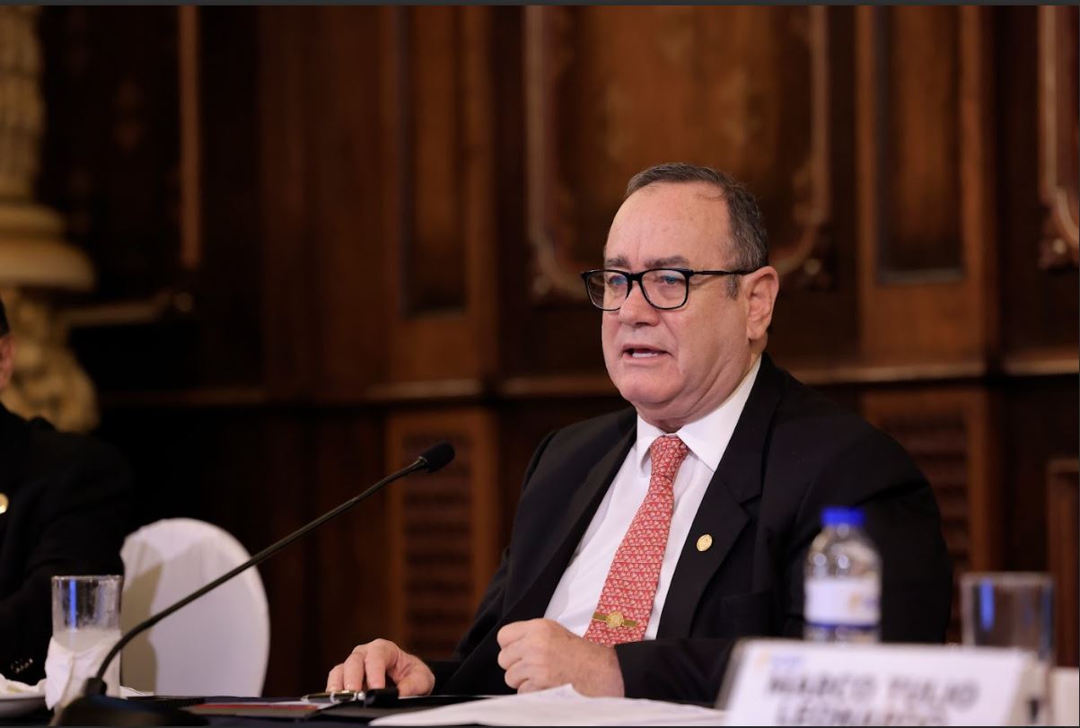 El presidente Alejandro Giammattei lideró la cuarta reunión del Conadur