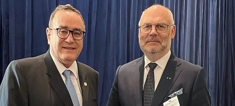 Presidente Giammattei dialogó con Alar Karis mandatario de Estonia