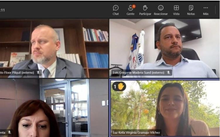La reunión se efectúo en formato virtual.