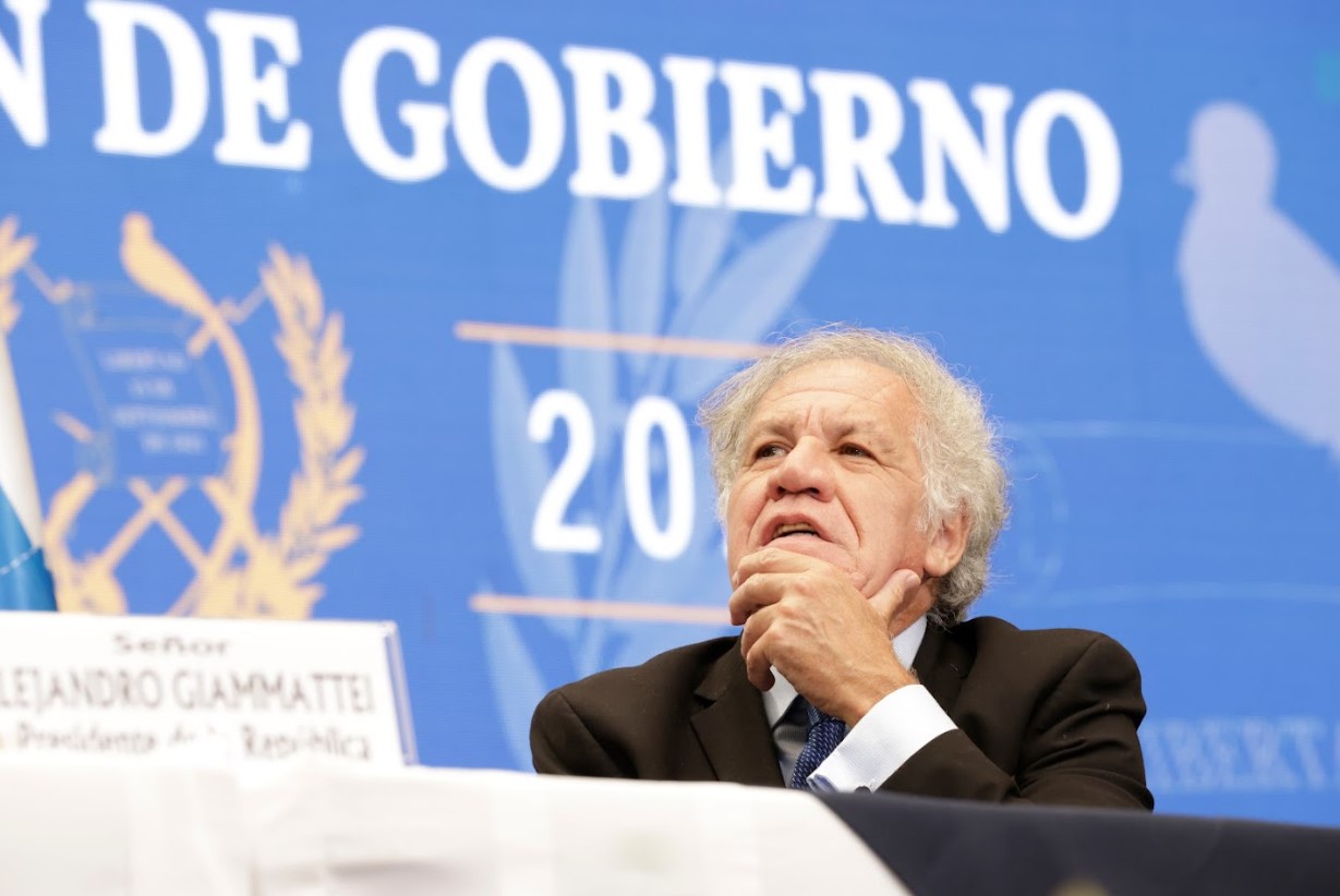 Secretario general de la OEA asistió a la segunda reunión de transición. / Foto: SCSP.