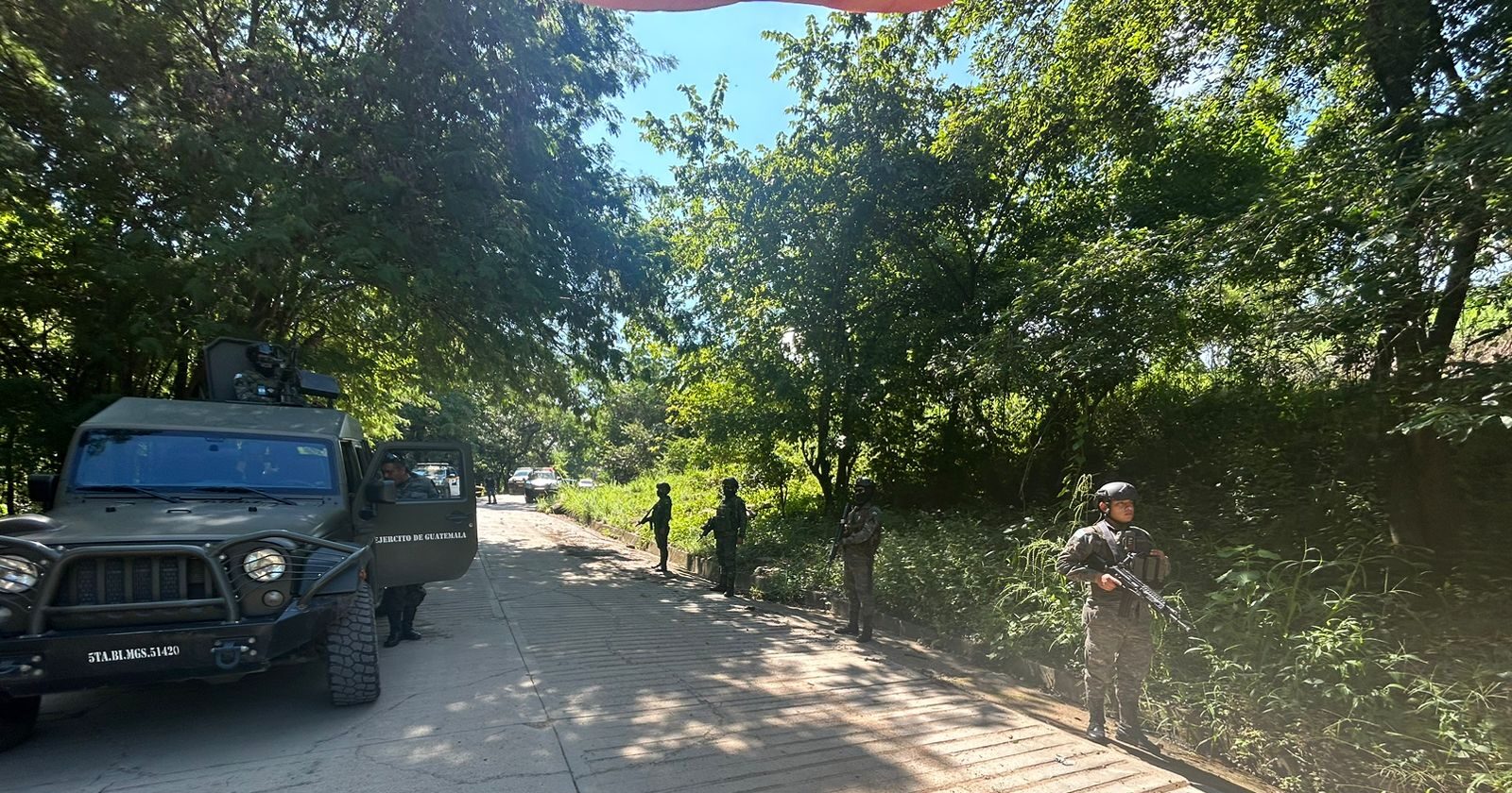 Ejército de Guatemala realiza supervisión en fronteras