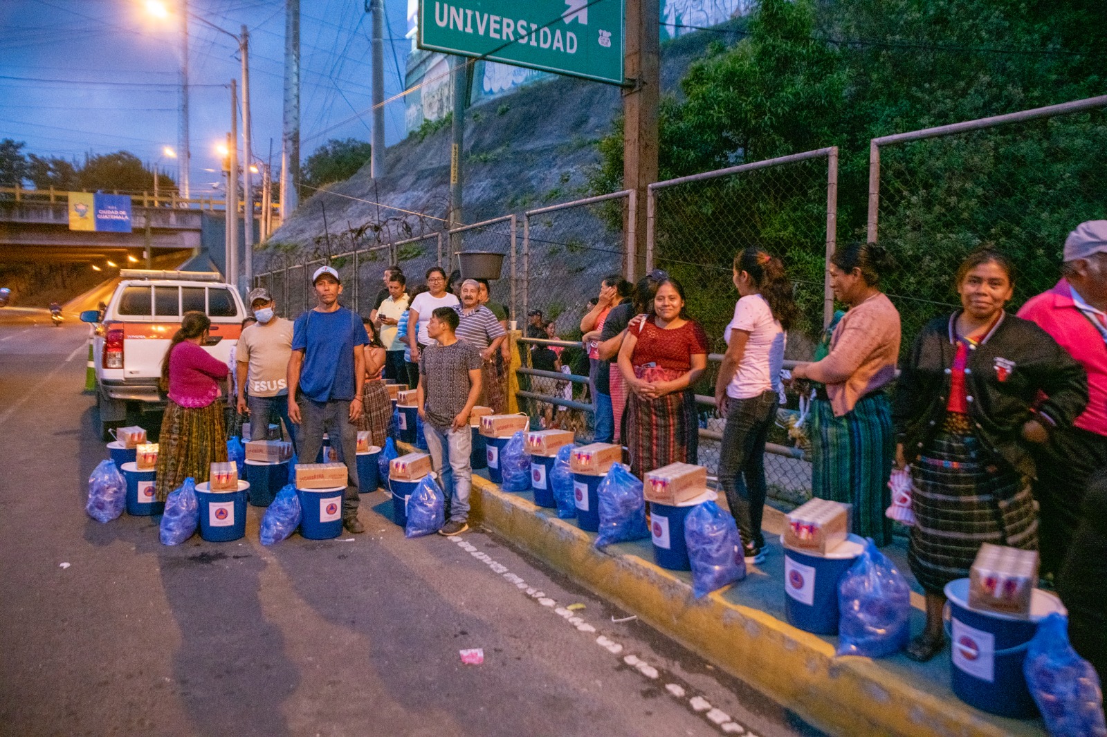Brindan apoyo humanitario a familias del asentamiento Dios es Fiel