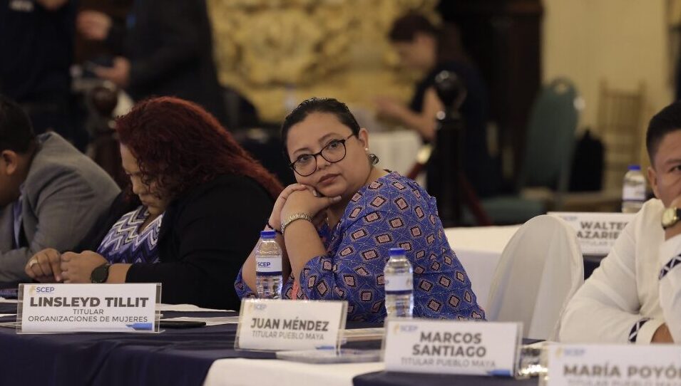 Representante de las organizaciones de mujeres. /Foto: Gilber García