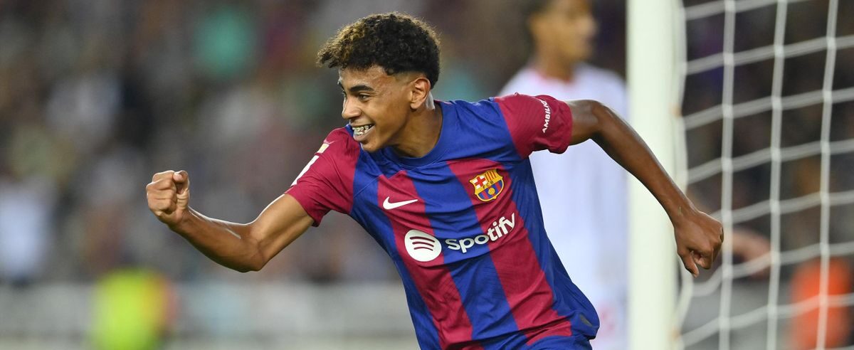 Lamine Yamal, el goleador más joven de la historia de la Liga