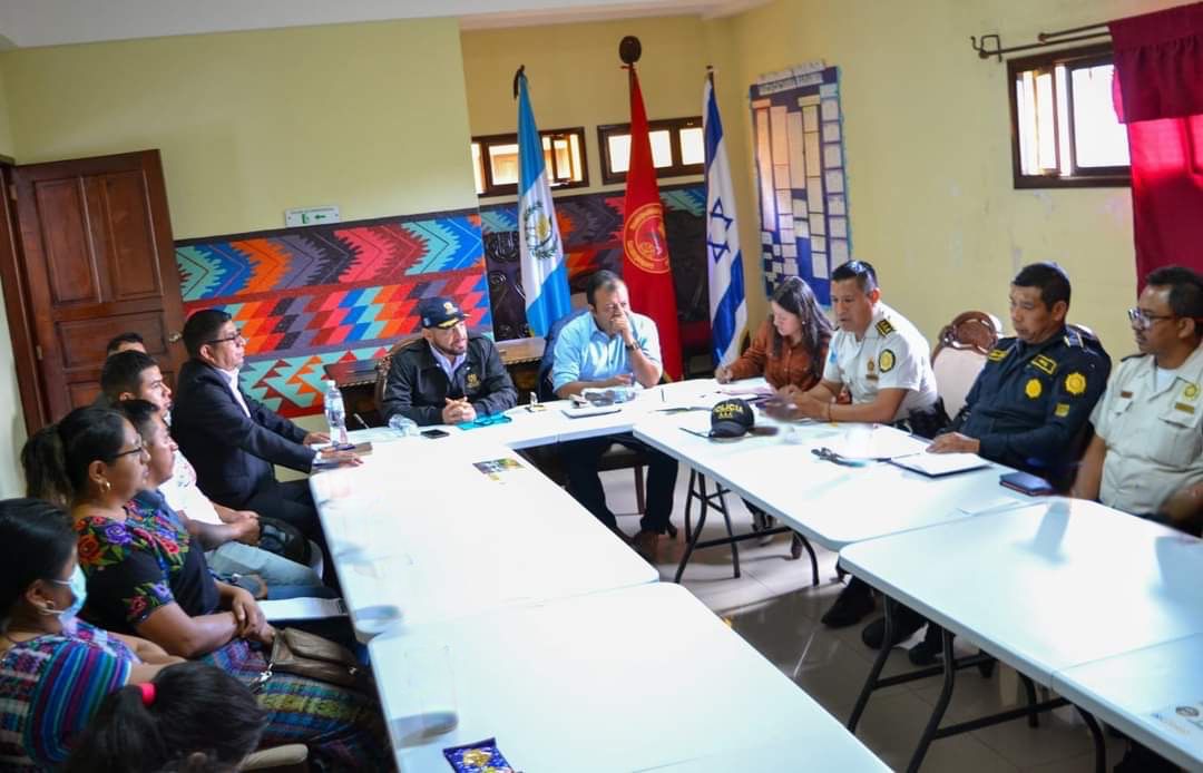 Instalan Mesa de Seguridad y Justicia en Santa Catarina Barahona, Sacatepéquez