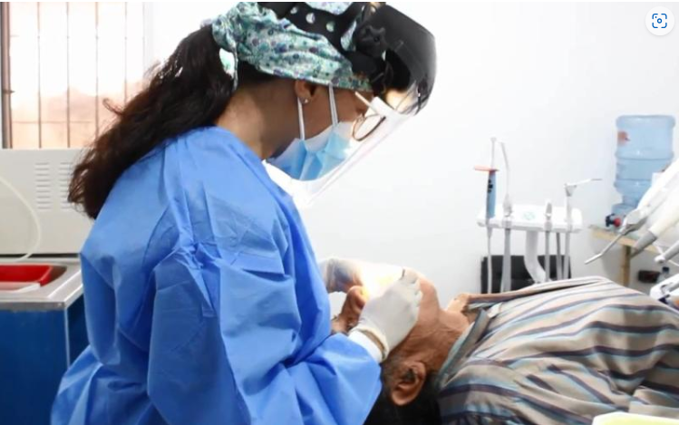 Atención bucodental en el departamento de Guatemala. / Foto: MSPAS.