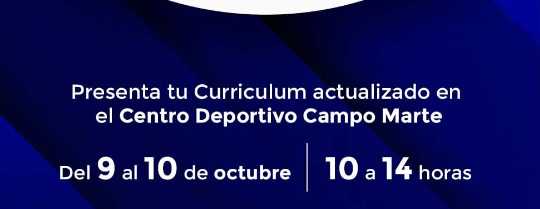 Cultura y Deportes abre convocatoria de empleo