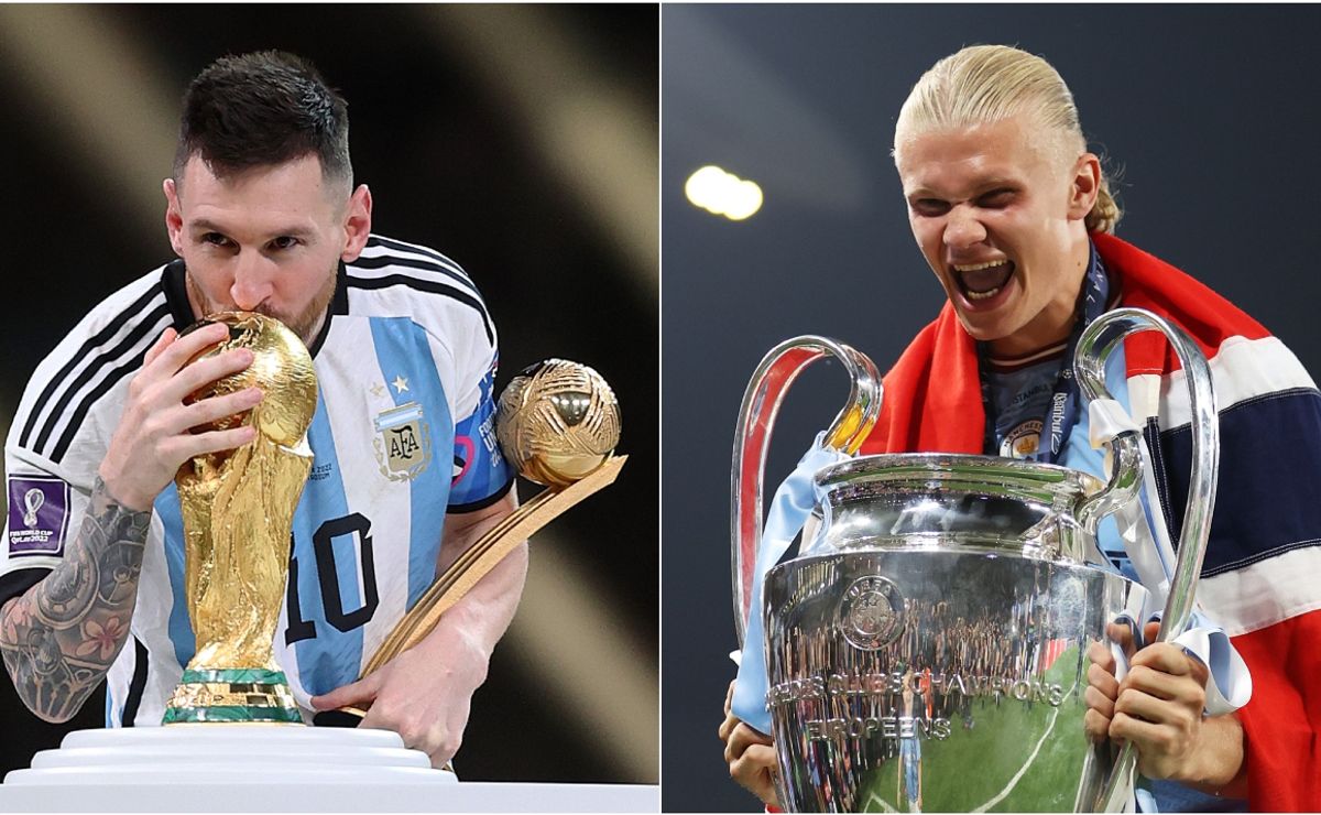 Messi y Haaland, un pulso por el Balón de Oro