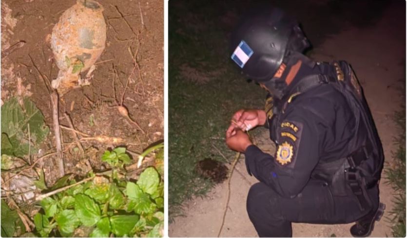 Expertos de DIDAE incautan artefacto explosivo en Jutiapa.