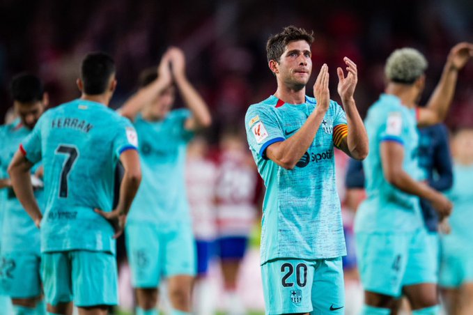 Barcelona rescata un empate en su visita en Los Cármenes vs Granada