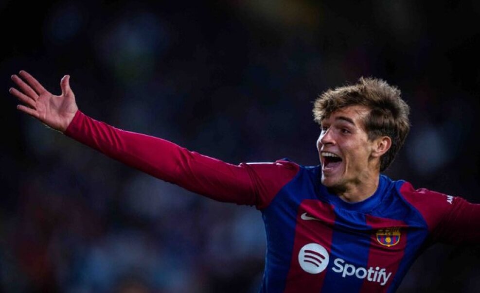 El juvenil Marc Guiu desatasca al Barça antes del clásico