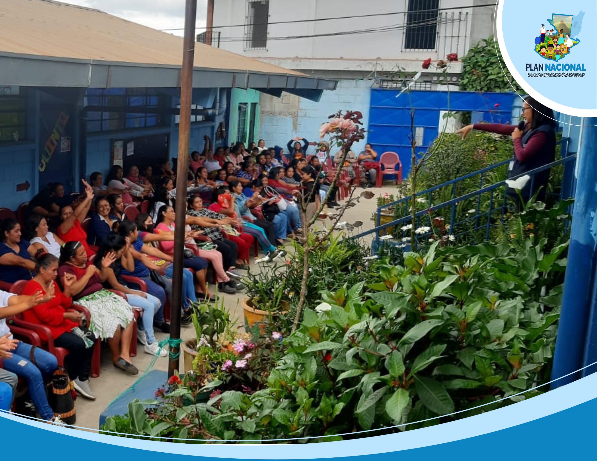 Jornada informativa contra la violencia se lleva a cabo en San Lucas Sacatepéquez