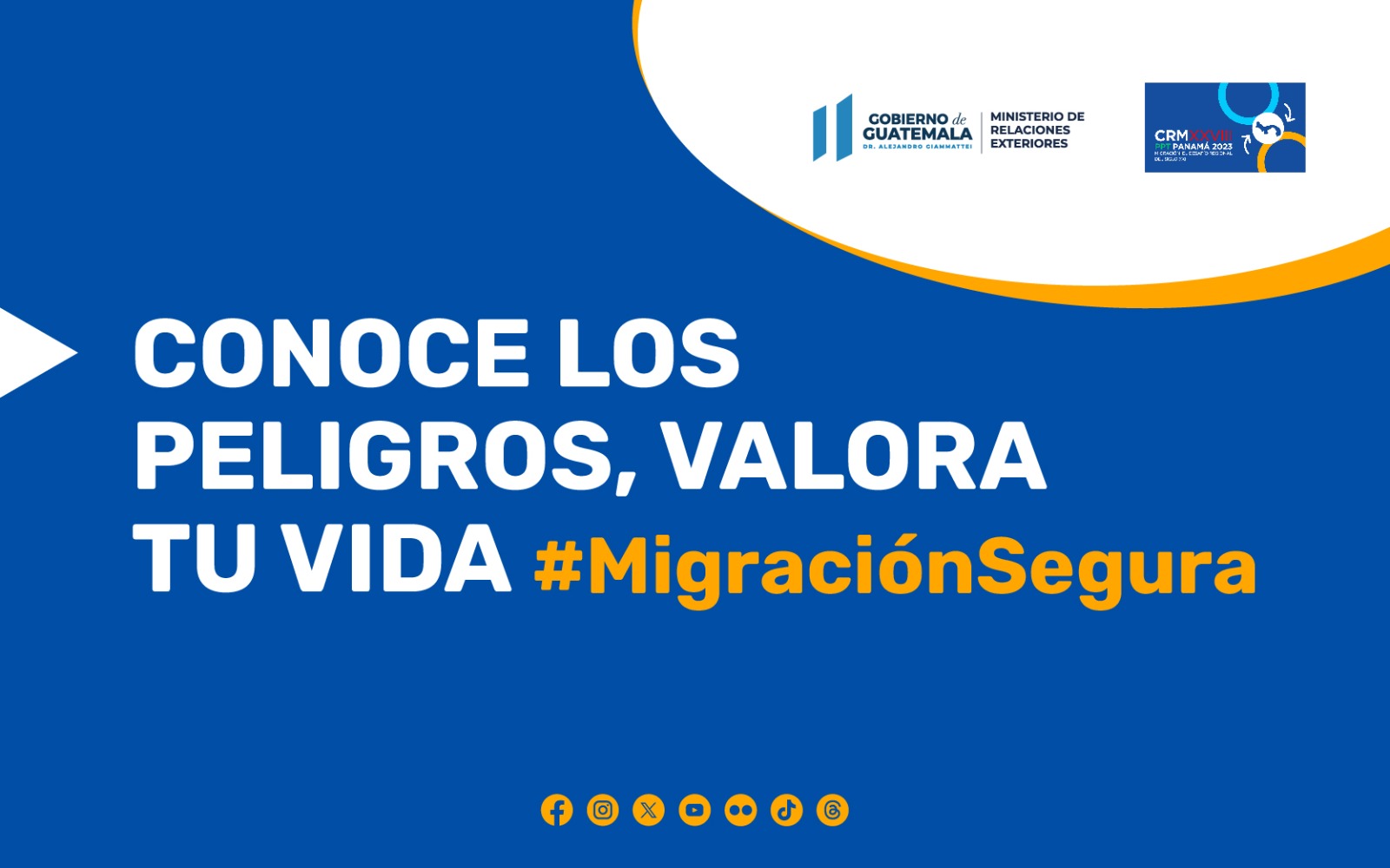 Guatemala se une a campaña regional de comunicación para prevenir la migración irregular