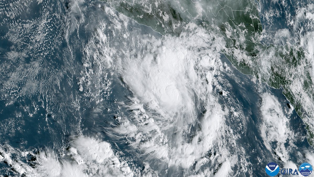 Ciclón Otis. / Foto: NOAA.