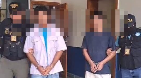 Agentes del CAT de la PNC interceptan a dos pandilleros salvadoreños