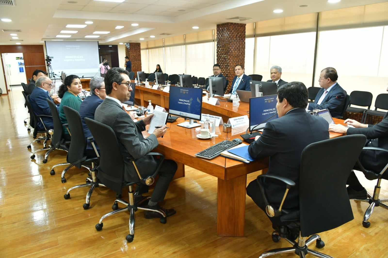 Reunión sectorial del Ministerio de Finanzas Públicas. /Foto: Carlos Jacinto