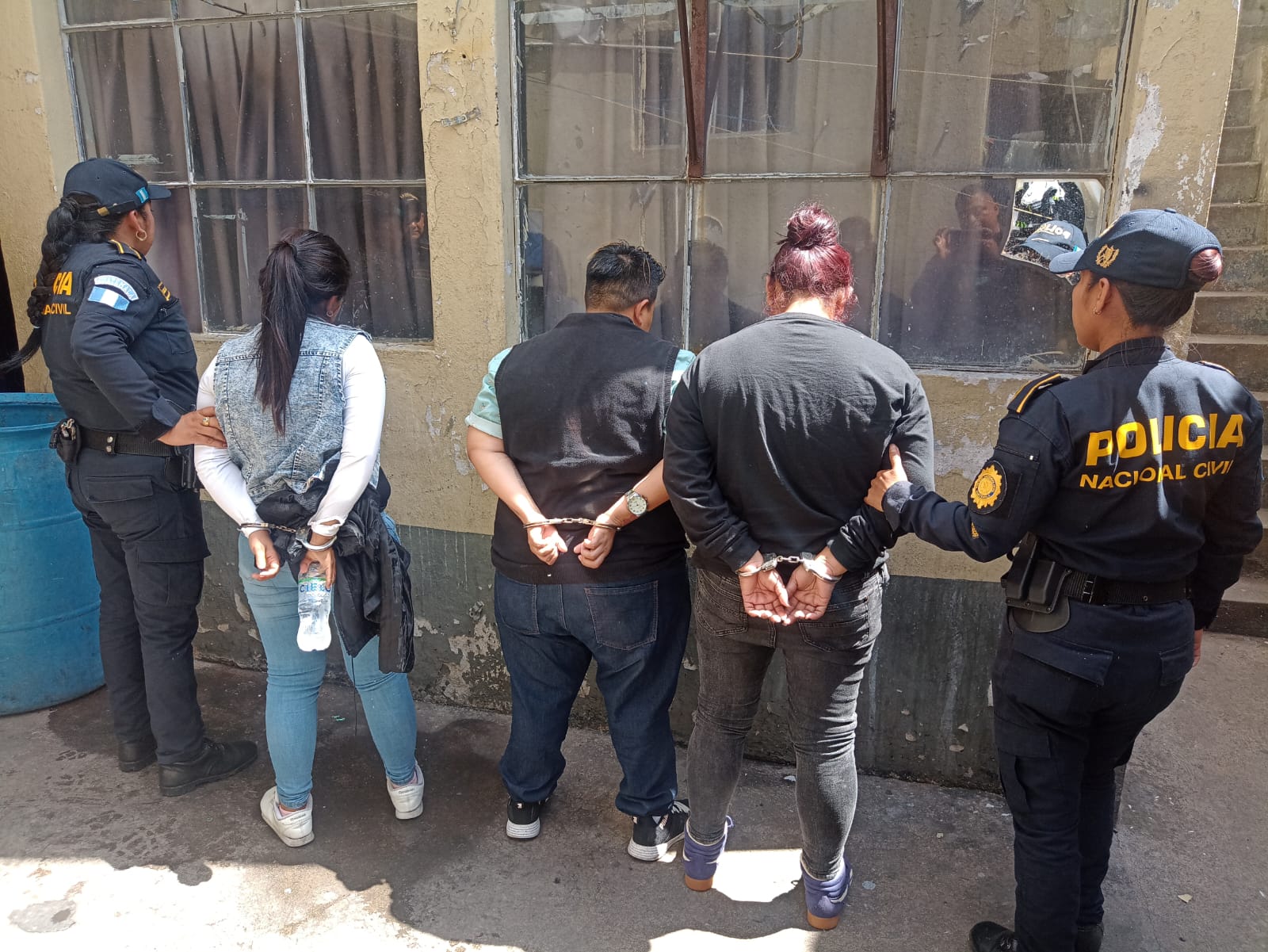 Las detenidas tienen varios antecedentes. / Foto: Mingob.