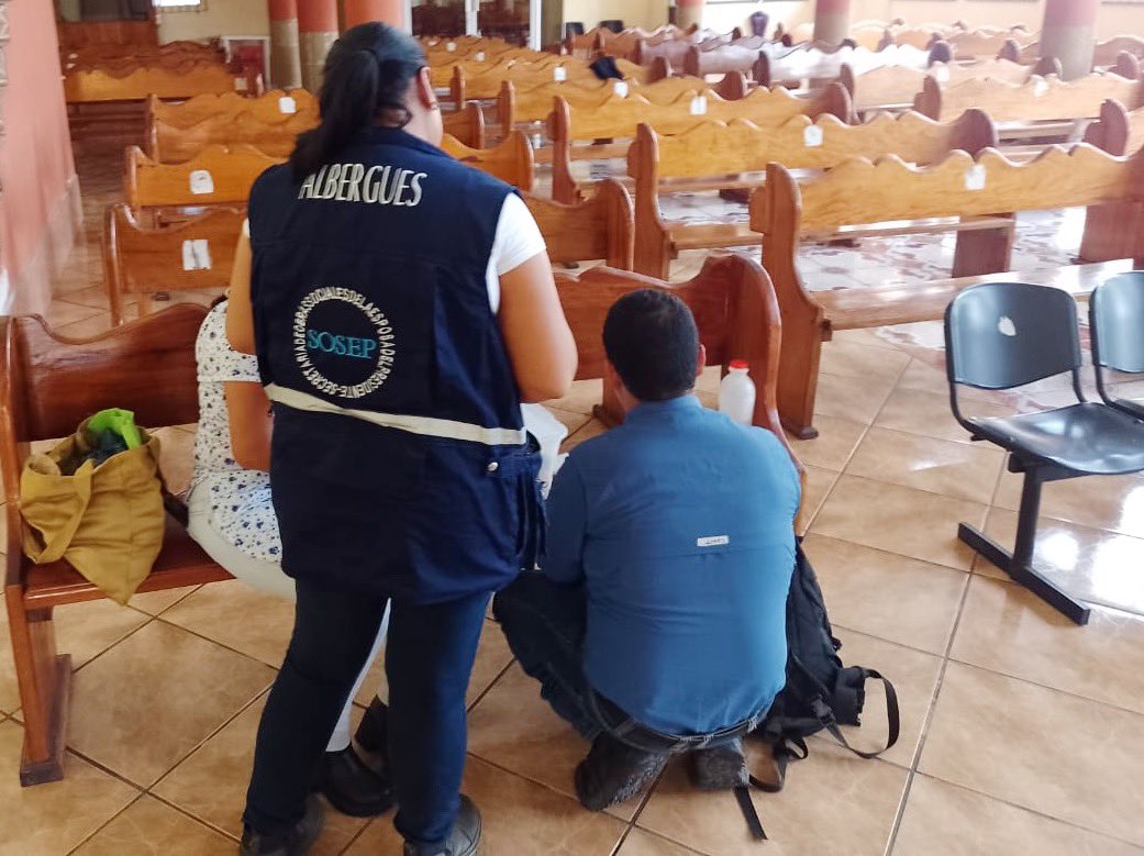 Sosep brinda asistencia a personas afectadas por lluvias