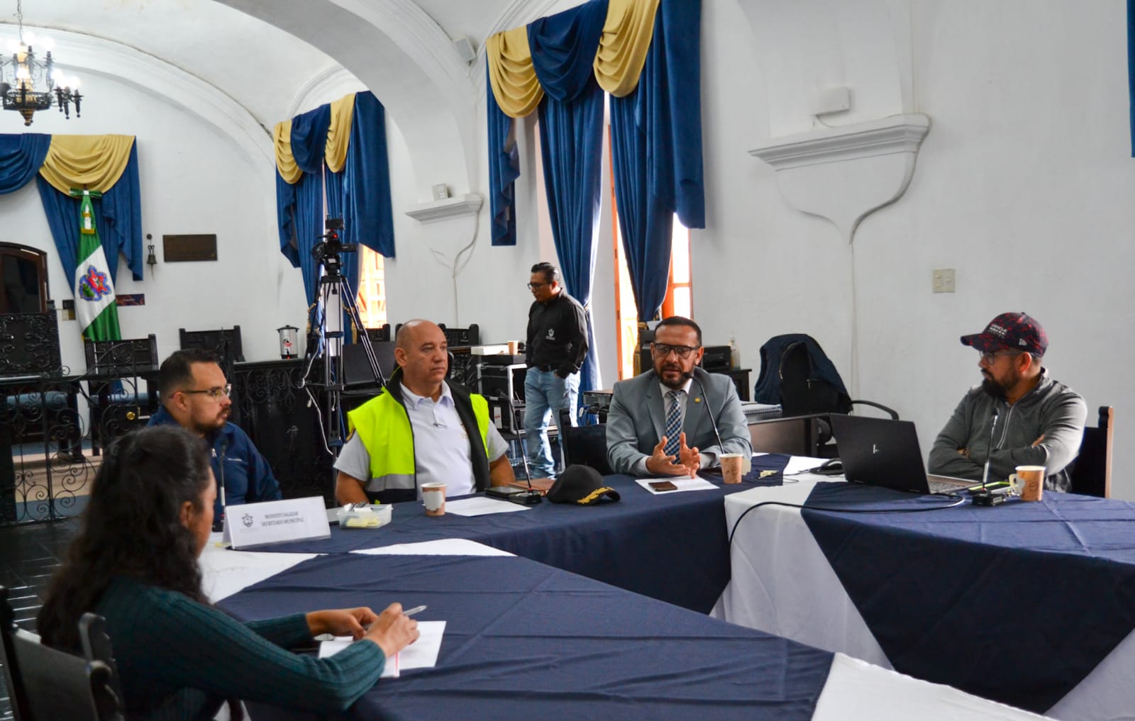 Desarrollan reunión de la Comisión Municipal de Prevención de la Violencia y el Delito en la Antigua Guatemala
