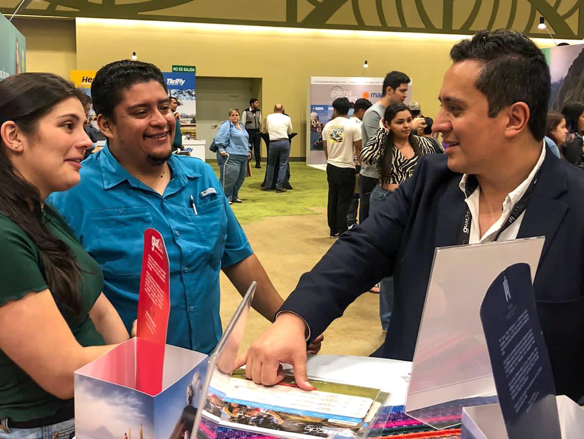 Delegación de Guatemala compartió las distintas ofertas turísticas que ofrece el país a turistas extranjeros. /Foto: Inguat