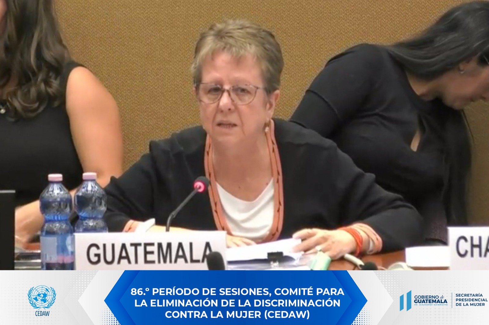 Guatemala participa en encuentros para la eliminación de la discriminación contra la mujer