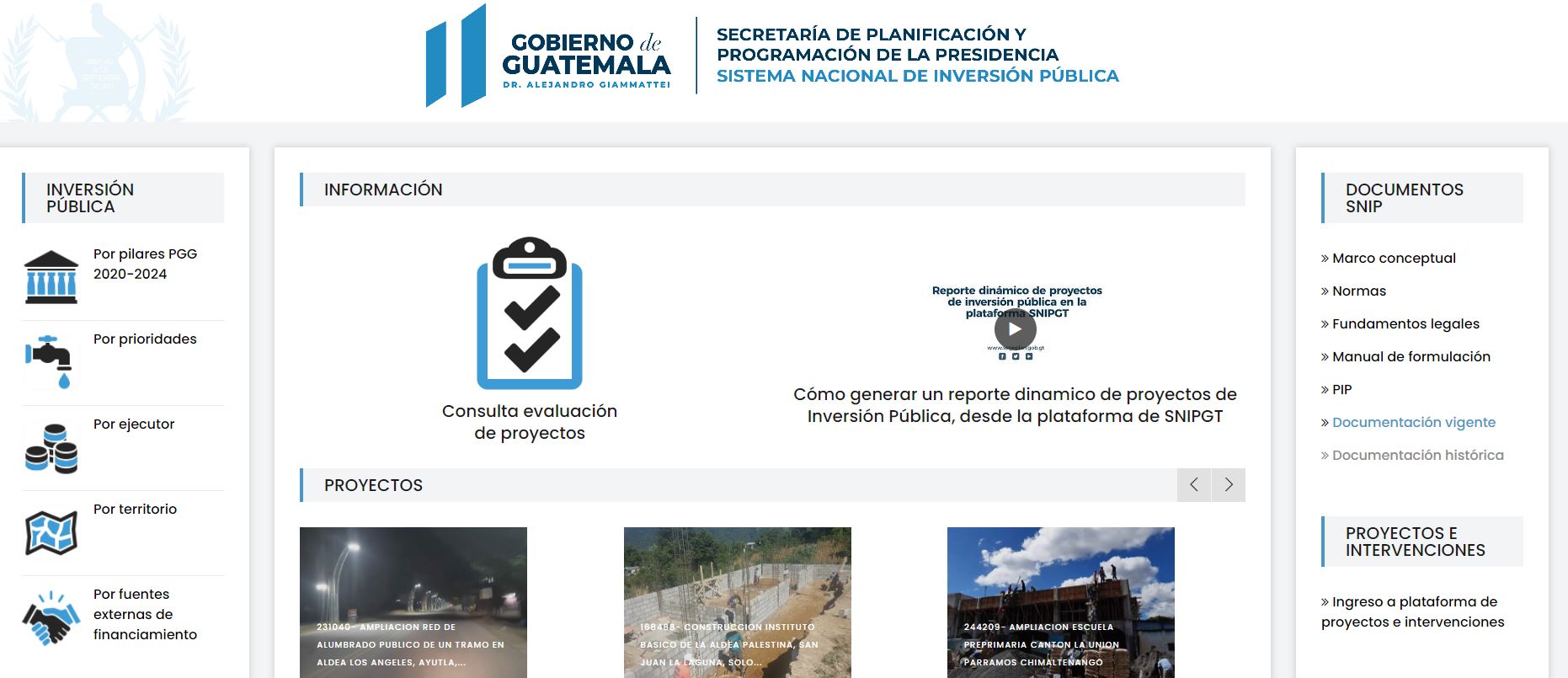 SNIPgt contribuye a la transparencia y eficiencia en la inversión