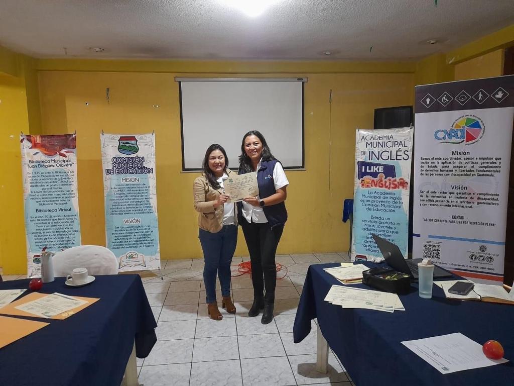 Culmina curso en temas de inclusión en Huehuetenango