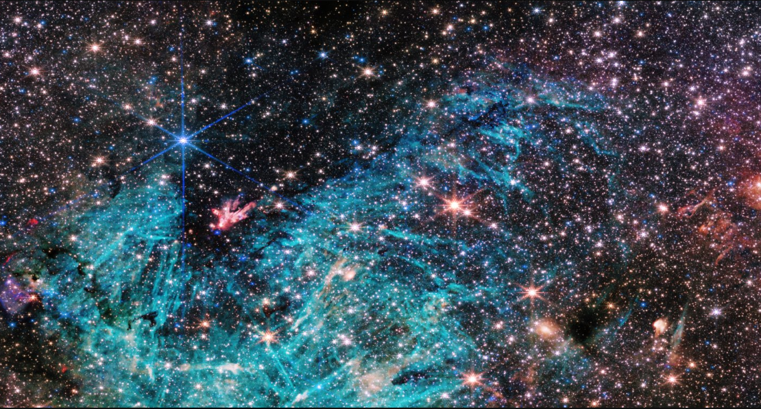 Imagen del corazón de la Vía Láctea. / Foto: Telescopio James Webb.