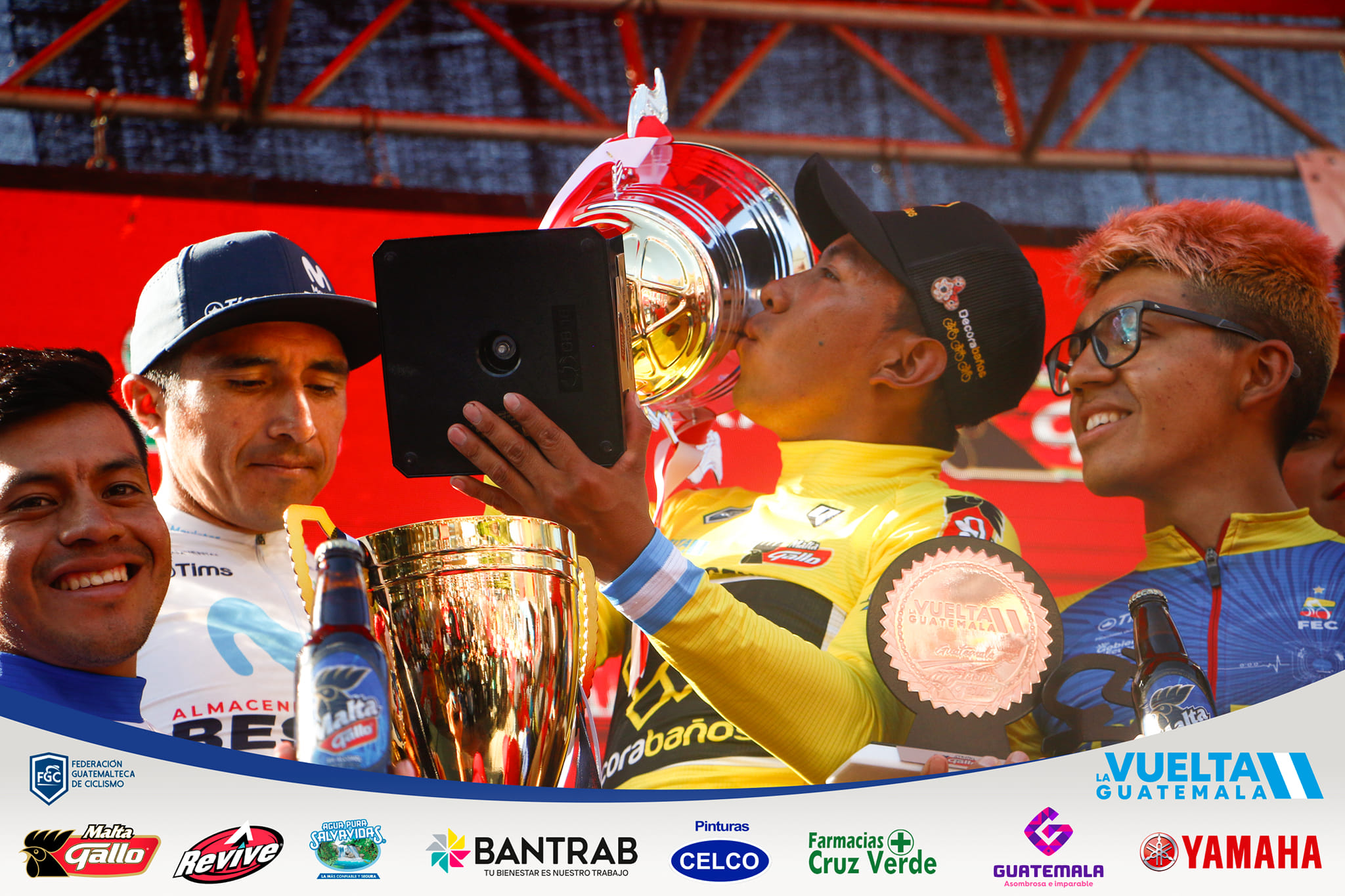 Todos los ganadores de la 62 edición Vuelta a Guatemala