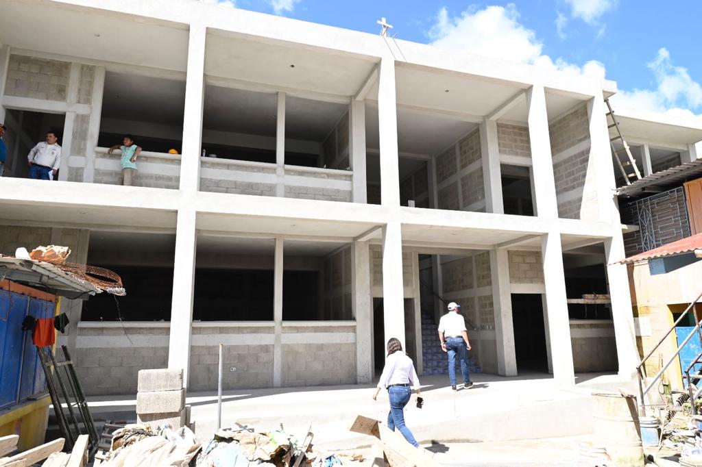 Avanza proyecto de infraestructura educativa en Esquipulas, Chiquimula