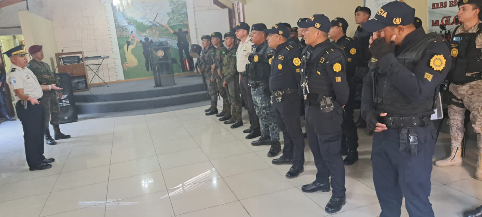 Desarrollan Plan Operativo 44-2023 de seguridad en Huehuetenango