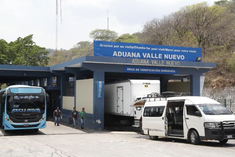 Punto aduanero del caserío Valle Nuevo, Jalpatagua, Jutiapa. // Foto: DCA.