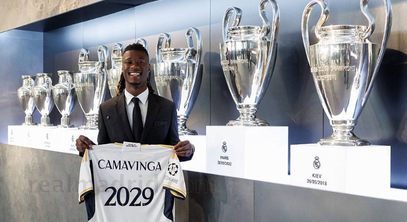 El Real Madrid renueva a Camavinga hasta 2029
