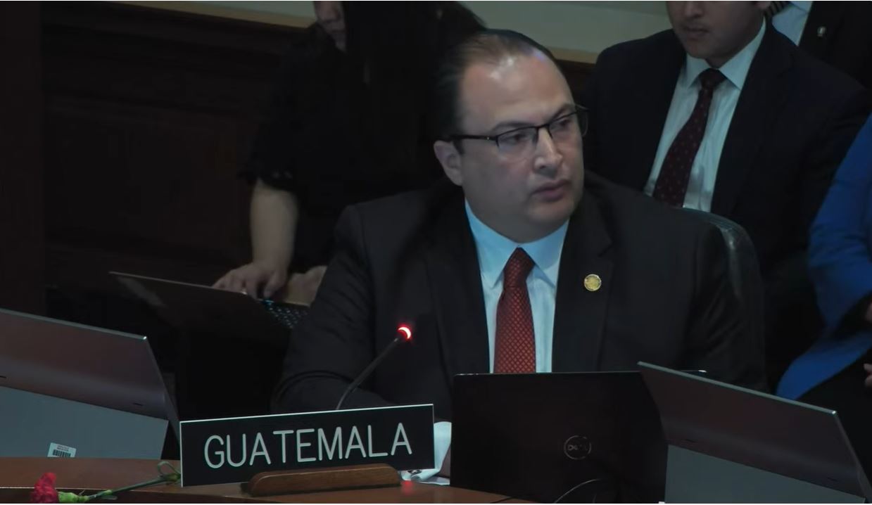 Canciller Mario Búcaro participó en Consejo Permanente de la OEA