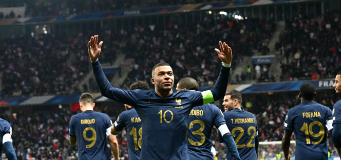 Goleada de récords de Francia ante Gibraltar