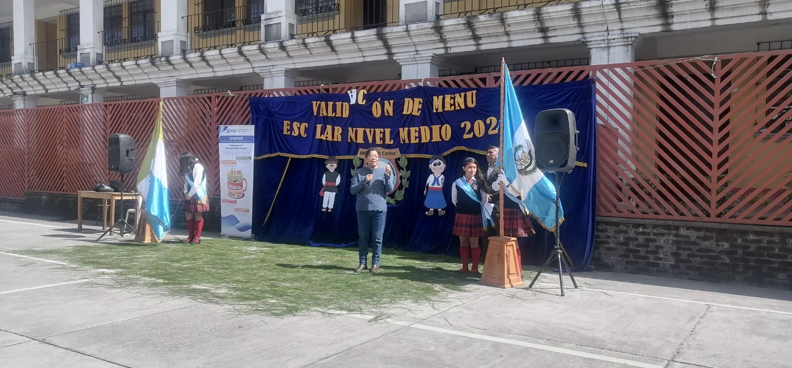 Validación de menús escolares en San Pedro Yepocapa, Chimaltenango. /Foto: Sesan