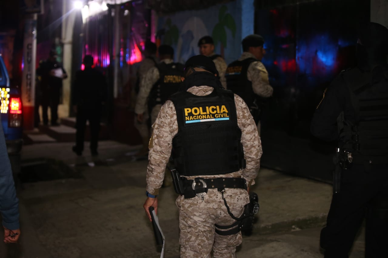 Operativos de seguridad ejecutados durante la semana. /Foto: PNC