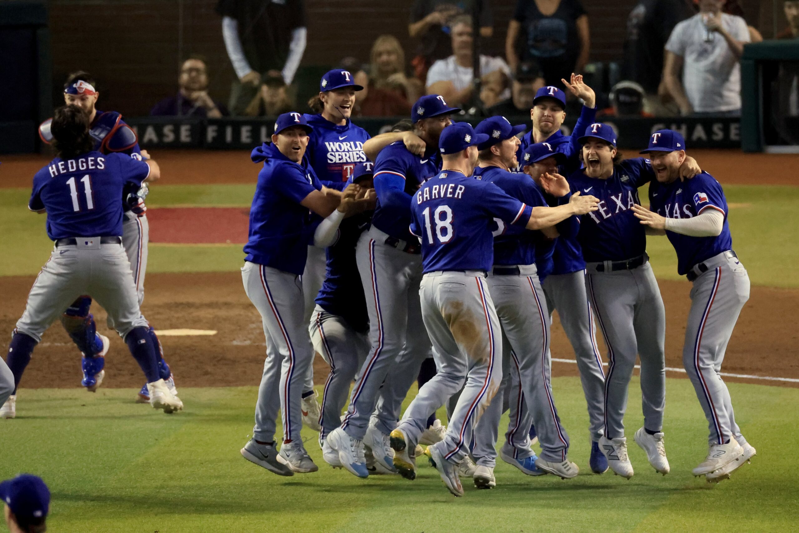 Los Texas Rangers son los campeones de las Grandes Ligas