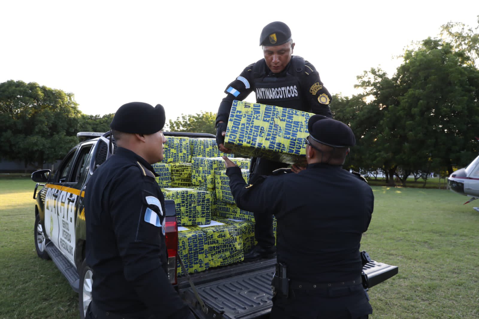 PNC y Ejército decomisan 4.9 toneladas de cocaína en lo que va del año