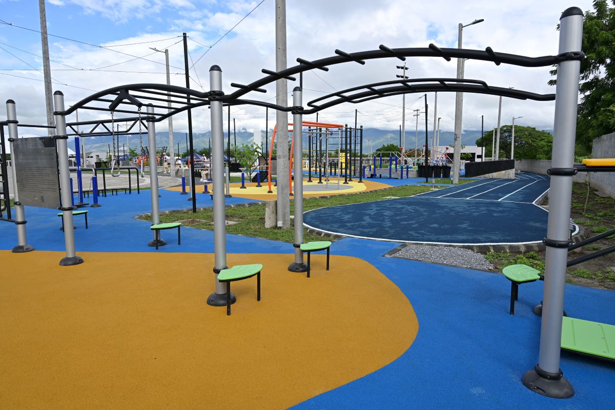 Parque de la Paz Kevin Cordón cuenta con áreas recreativas diversas