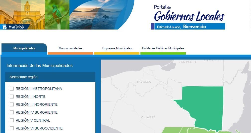 Plataforma de gobiernos locales Minfin. / Foto: Minfin.
