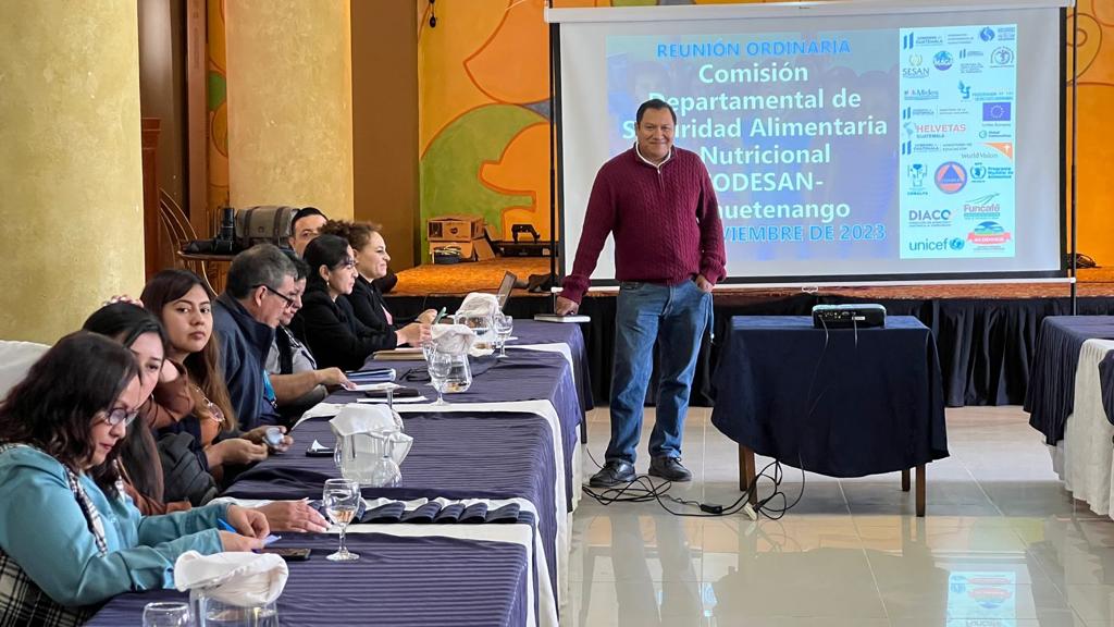 Presentan avances de las líneas de acción en el marco de la Gran Cruzada Nacional por la Nutrición en Huehuetenango