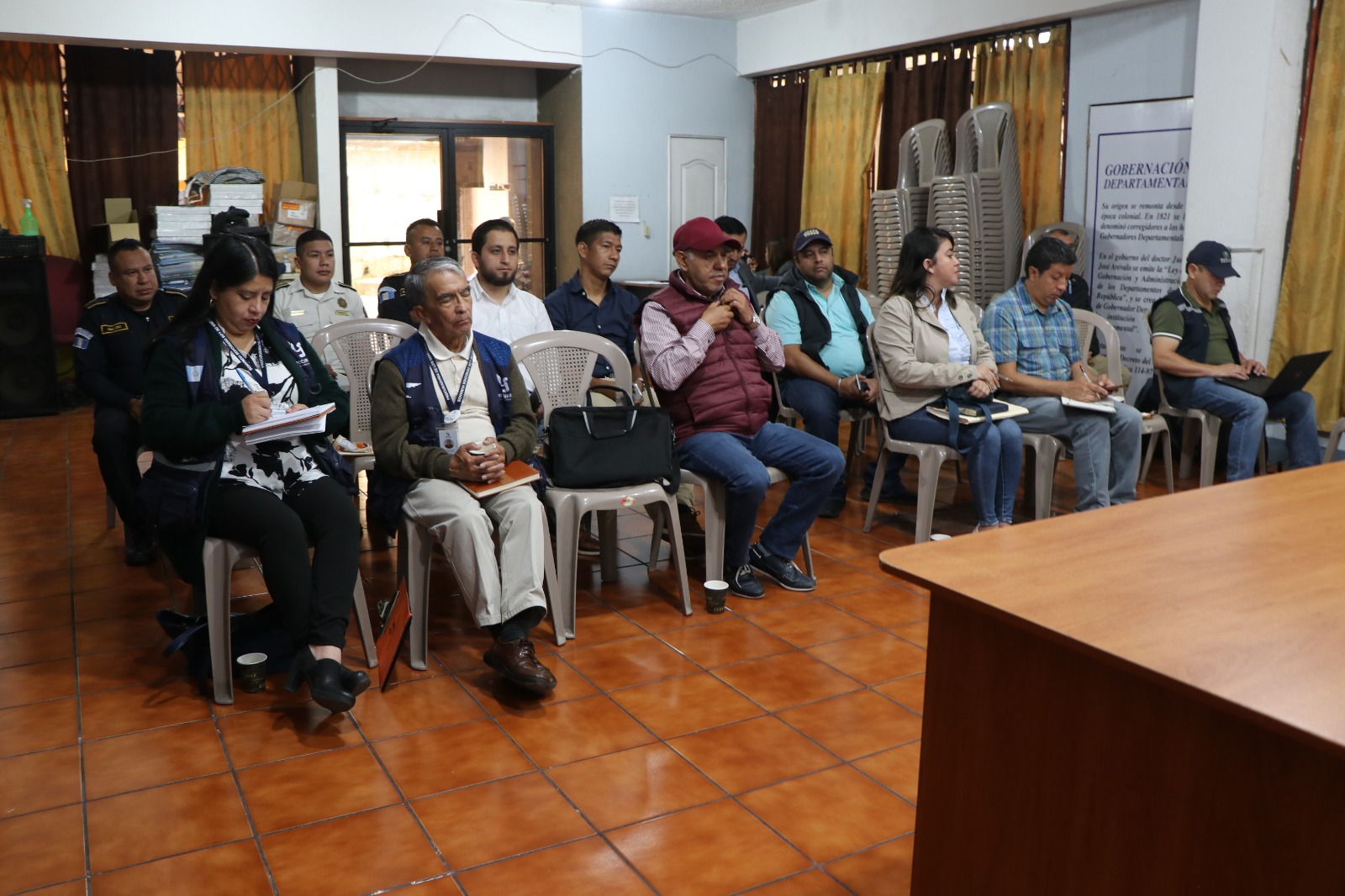 Dan seguimiento a trabajos de infraestructura vial en San Marcos