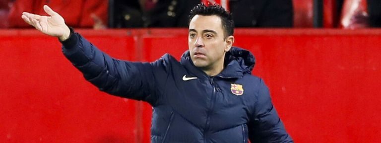 Xavi: “Nuestra primera parte es inaceptable”