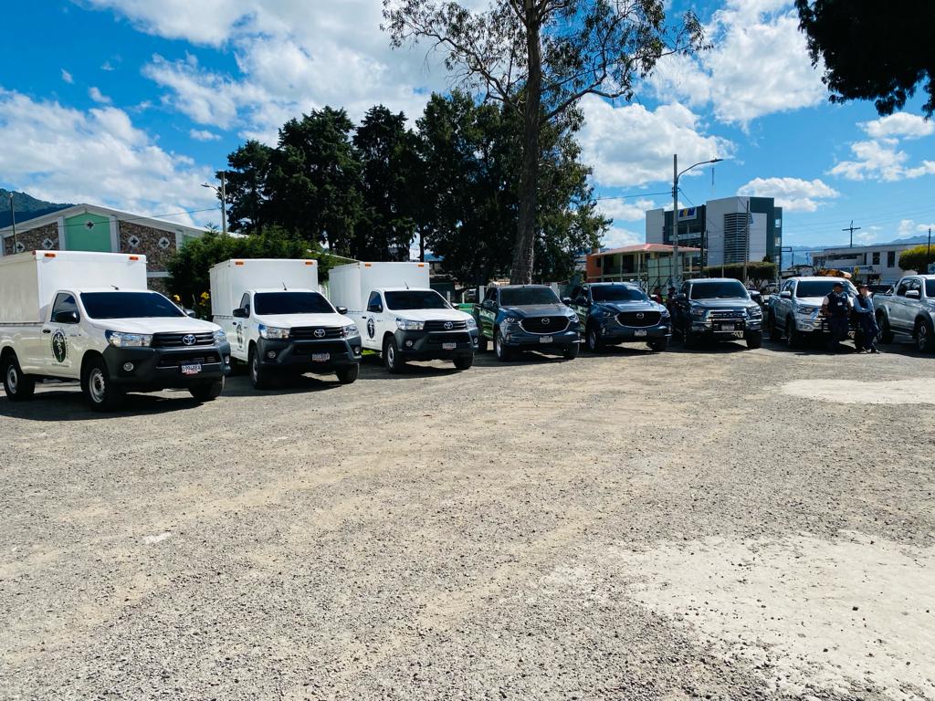 San Marcos recibe vehículos y motocicletas para fortalecer el primer nivel de atención en salud