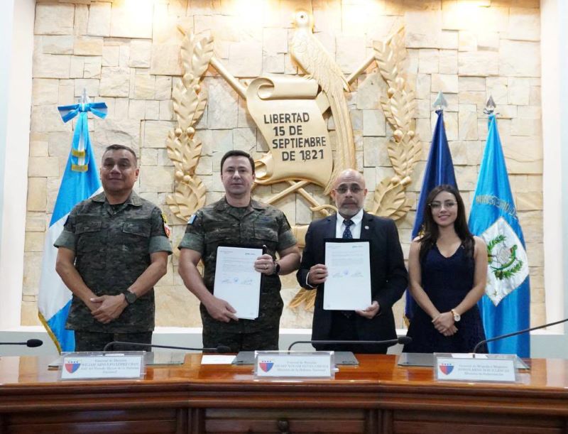 Mindef y Mingob firman convenio de cooperación interinstitucional