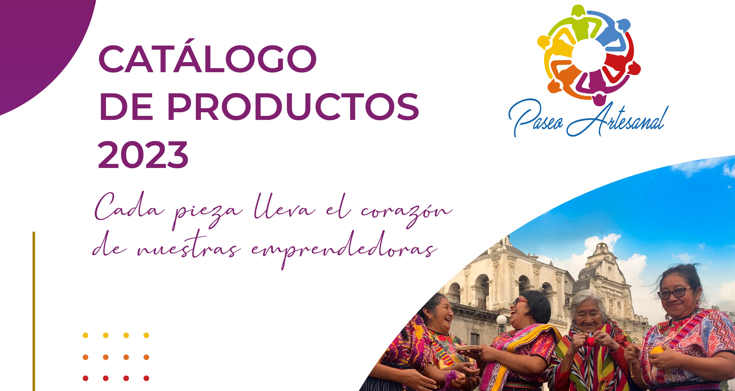 Catálogo expone productos de mujeres emprendedoras. /Foto: SOSEP