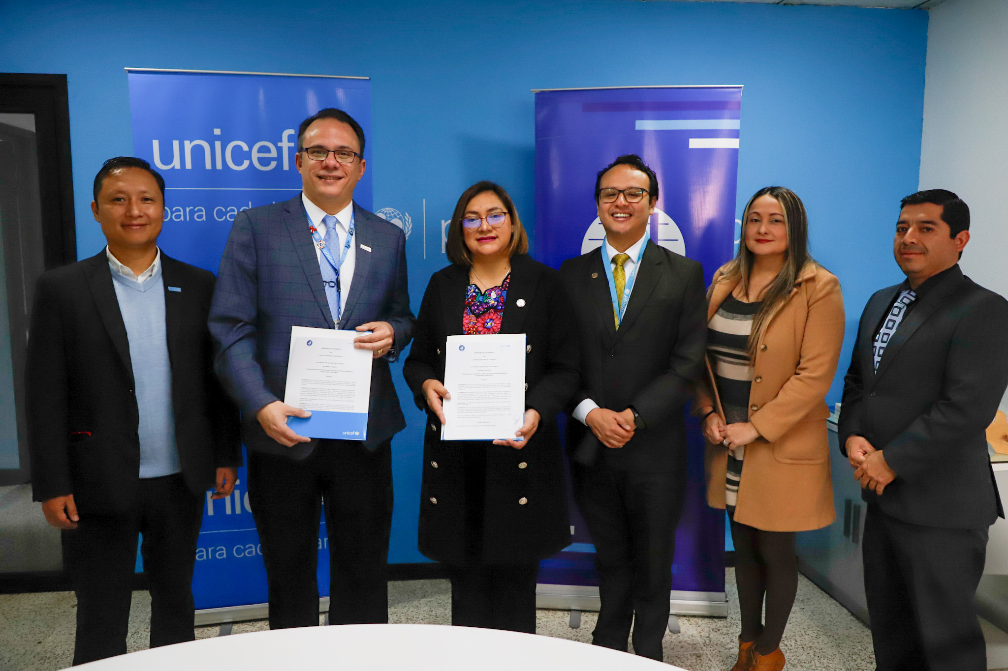 INE y Unicef firman Memorándum de Entendimiento para implementar encuesta