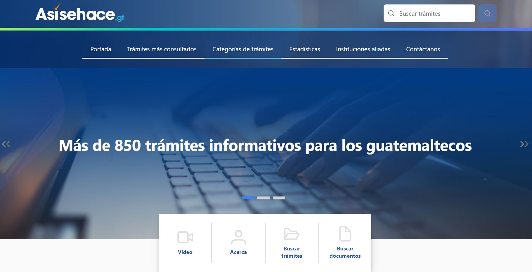 Plataforma del Mineco apoya en la gestión de trámites administrativos. /Foto: Asisehace