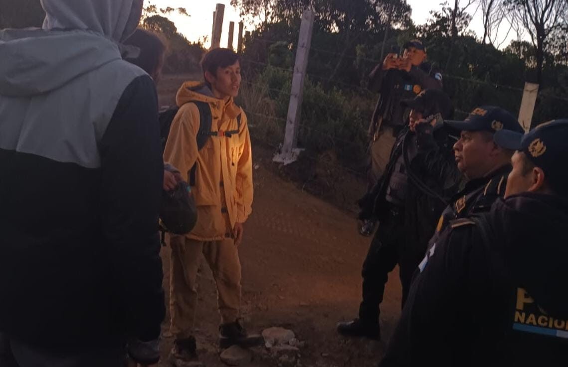 Operativo de rescate en el volcán Tajumulco, San Marcos